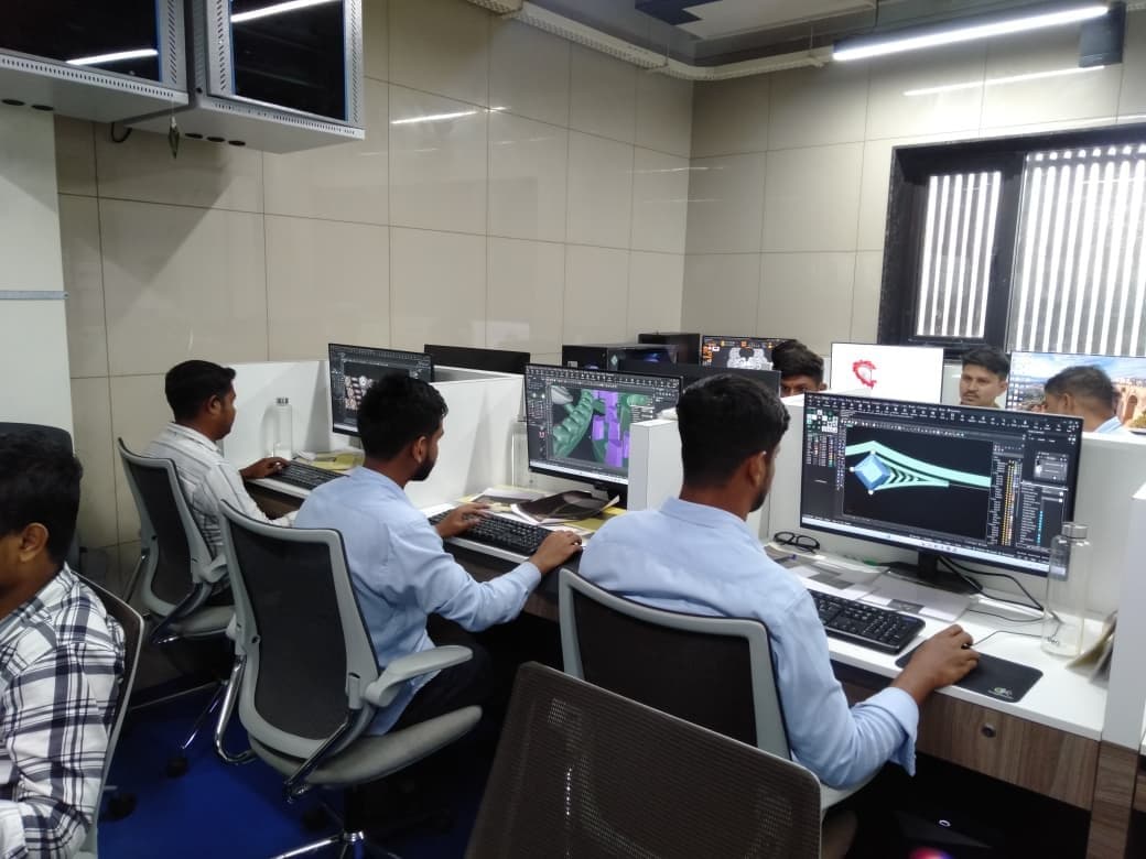 The cad department at the Kolhapur facility