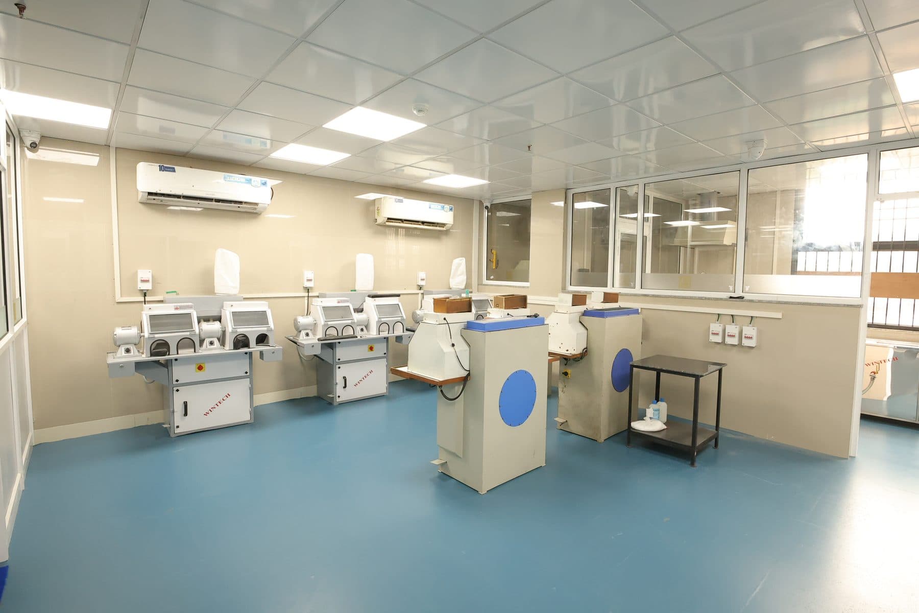 The machine room at the Jaipur facility