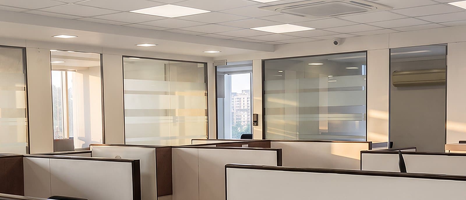 The open-plan office at the Mumbai office